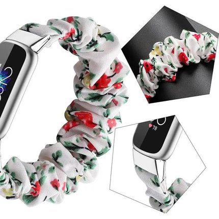 xDfind Polyester Elastic Wreath Band For Fitbit Luxe S/L