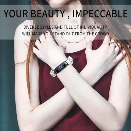 xDfind Polyester Elastic Wreath Band For Fitbit Luxe S/L