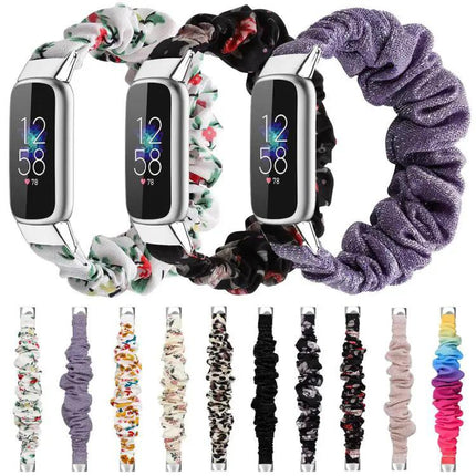 xDfind Polyester Elastic Wreath Band For Fitbit Luxe S/L