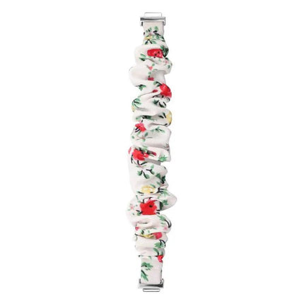 Polyester Elastic Wreath Watch Band for Fitbit Inspire S L