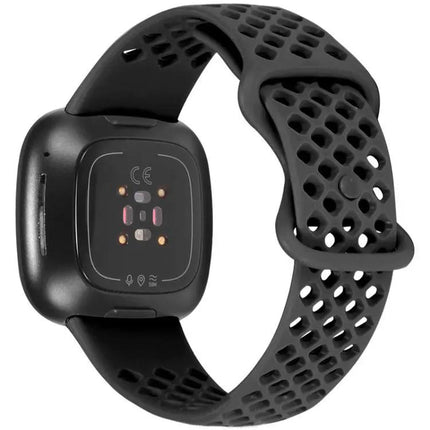 Silicone Breathable Watch Band For Fitbit Versa 3 Sense