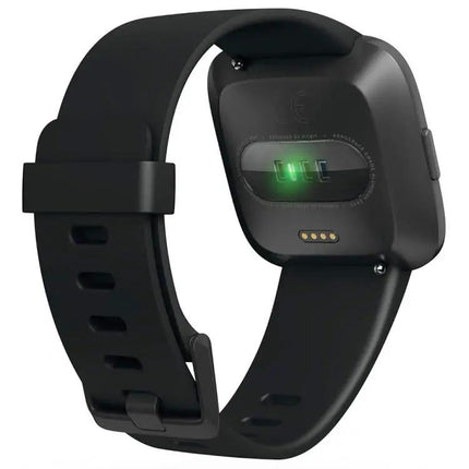 Silicone Watch Band For Fitbit Versa 2 Large Black