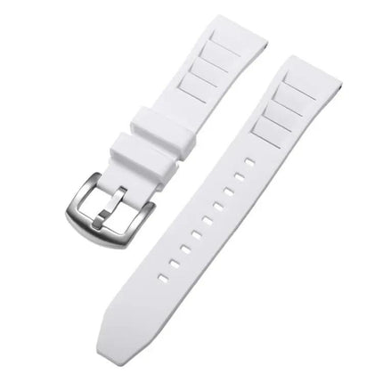 XDfind Silicone Watch Band With Silver Quick Release