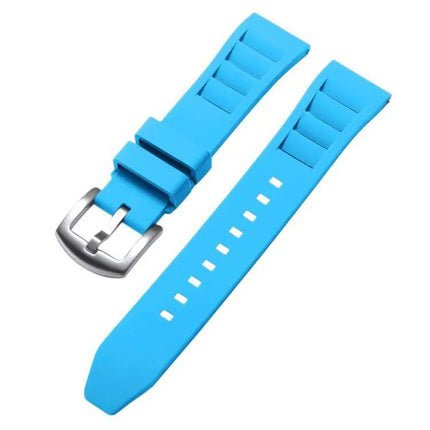 XDfind Silicone Watch Band With Silver Quick Release