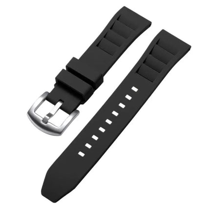 XDfind Silicone Watch Band With Silver Quick Release