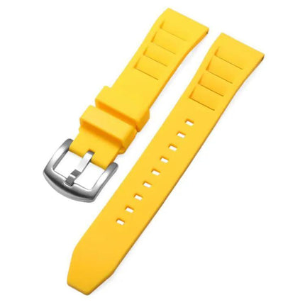 XDfind Silicone Watch Band With Silver Quick Release