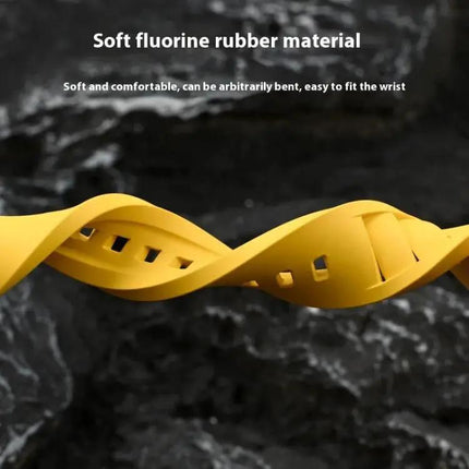 XDfind Silicone Watch Band With Silver Quick Release