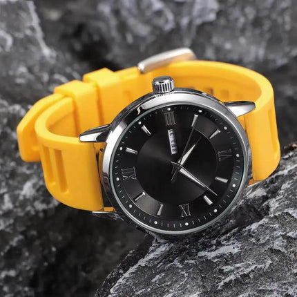 XDfind Silicone Watch Band With Silver Quick Release
