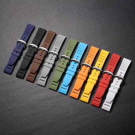 XDfind Silicone Watch Band With Silver Quick Release