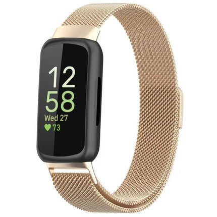 Fitbit Inspire 3 Milanese Metal Watch Band By xDfind