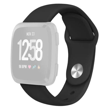 Fitbit Versa Silicone Watch Band Rivet Buckle Small