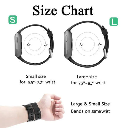 Fitbit Versa Silicone Watch Band Compatible With Versa 2 S L
