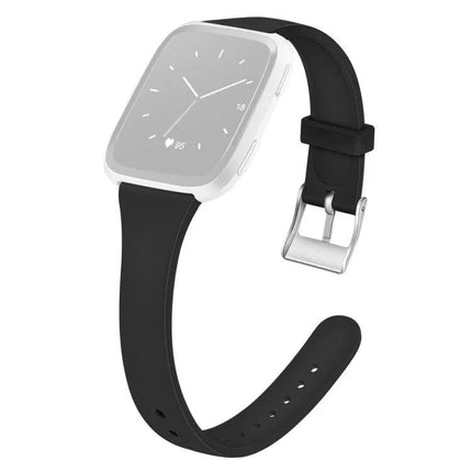 Silicone Watch Band for Fitbit Versa 2/Versa Lite Silver