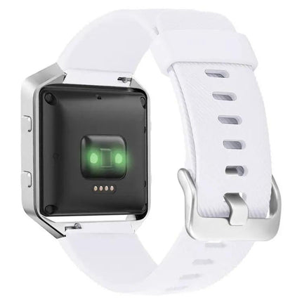 Fitbit Blaze Silicone Watch Band Steel Buckle Diagonal S/L