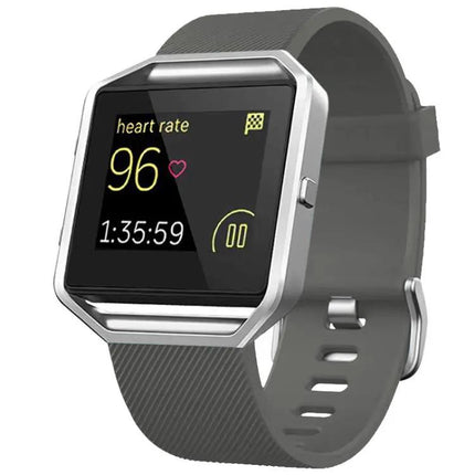 Fitbit Blaze Silicone Watch Band Steel Buckle Diagonal S/L