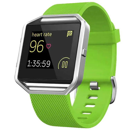 Fitbit Blaze Silicone Watch Band Steel Buckle Diagonal S/L