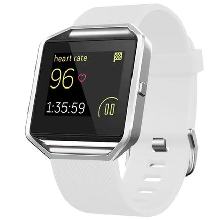 Fitbit Blaze Silicone Watch Band Steel Buckle Diagonal S/L