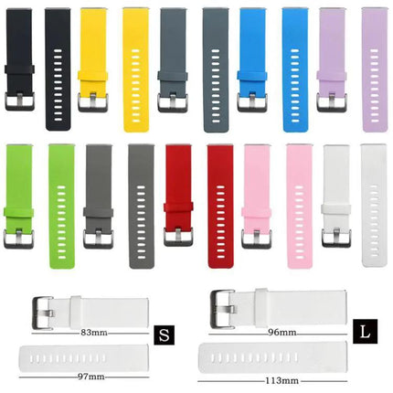 Fitbit Blaze Silicone Watch Band Steel Buckle Diagonal S/L
