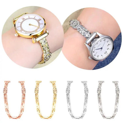 XDfind 14mm Stainless Steel Thin Diamond Bracelet Band