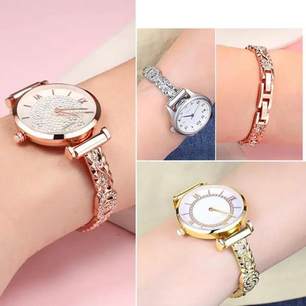 XDfind 14mm Stainless Steel Thin Diamond Bracelet Band
