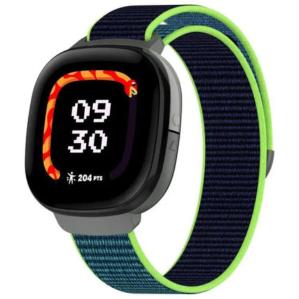 Nylon Hook and Loop Watch Band for Fitbit Ace LTE