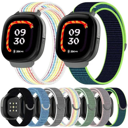 Nylon Hook and Loop Watch Band for Fitbit Ace LTE