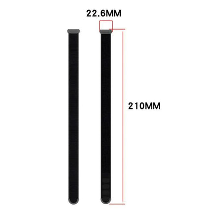 Nylon Hook and Loop Watch Band for Fitbit Ace LTE
