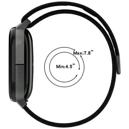 Nylon Hook and Loop Watch Band for Fitbit Ace LTE