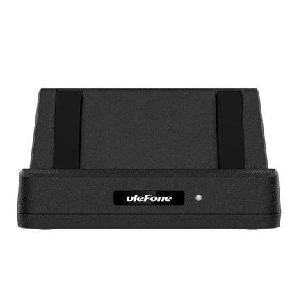 Ulefone Charging Dock for Everyday Desk Tablet Setup - black compact desk charger for tablets and phones
