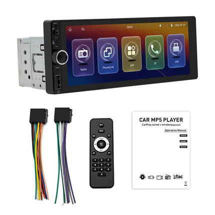 Car Audio Player with CarPlay and Android Auto Support
