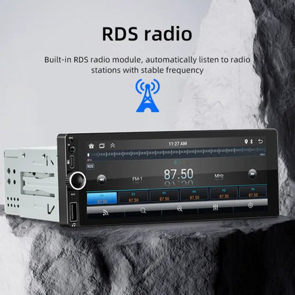 Car Audio Player with CarPlay and Android Auto Support