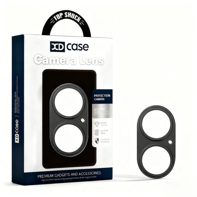 XDcase Shield Lens Protector for Everyday Phone Use - aluminum camera lens protector for iPhone 17, flush mount, scratch and smudge resistant