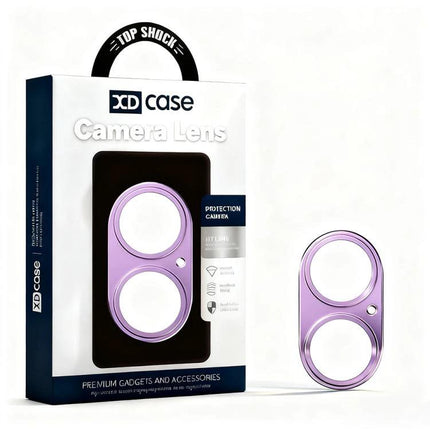 XDcase Shield Lens Protector for Everyday Phone Use - purple aluminum camera lens guard for iPhone 17, scratch and fingerprint protection