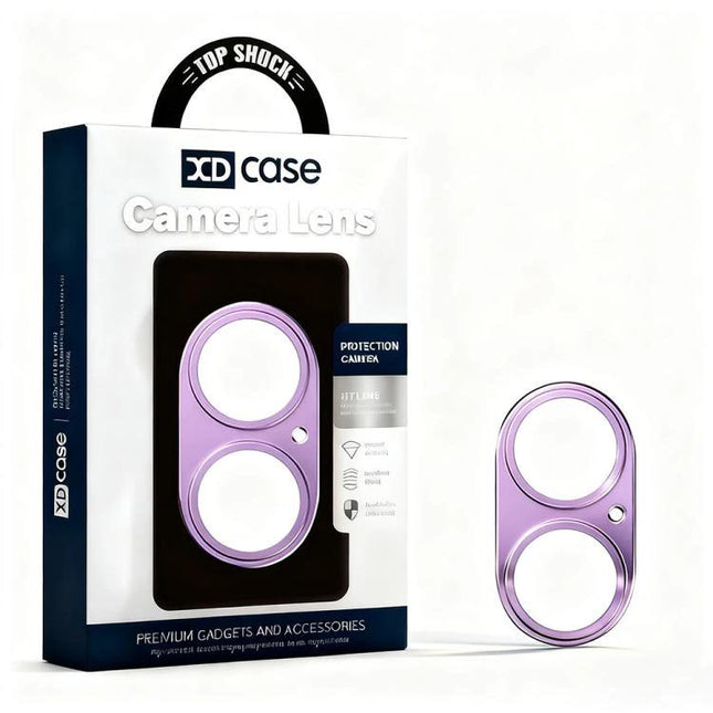 XDcase Shield Lens Protector for Everyday Phone Use - purple aluminum camera lens guard for iPhone 17, scratch and fingerprint protection