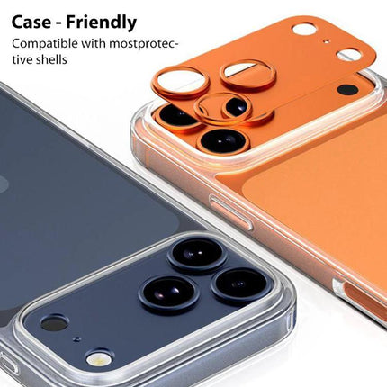 XDcase Shield Lens Protector for Everyday Phone Use - aluminum alloy camera lens guard on iPhone, case-friendly, protects against scratches and smudges