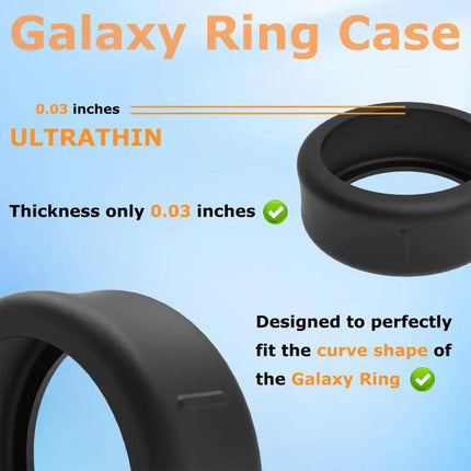 xDfind Silicone Cover for Samsung Galaxy Ring, Sizes S M