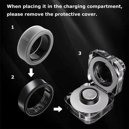 xDfind Silicone Cover for Samsung Galaxy Ring, Sizes S M