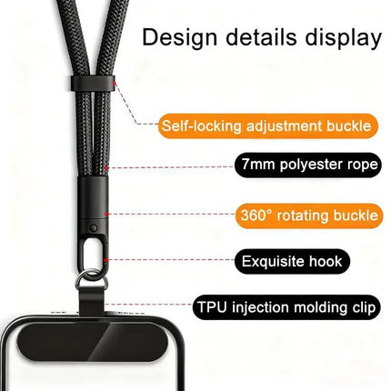 XDcase Adjustable Wrist Lanyard for Mobile Phones