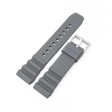Silicone Replacement Watch Band Silver Buckle 20/22mm