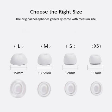 XDcase Silicone Earplugs 3 Pairs With Pressure Relief Hole