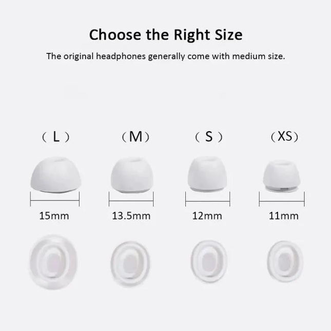 XDcase Silicone Earplugs 3 Pairs With Pressure Relief Hole