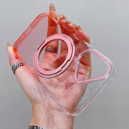 Transparent Gradient iPhone Case For Everyday Handling – clear gradient protective iPhone case with ring grip and raised camera cutout