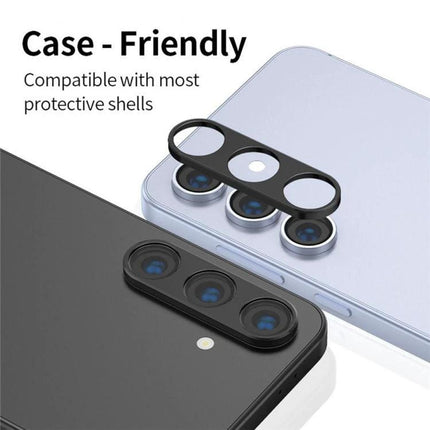 XDcase Lens Protector for Everyday Phone Photography showing aluminum alloy hollow-cut camera lens shield compatible with protective phone cases