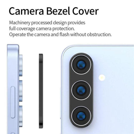 XDcase Lens Protector for Everyday Phone Photography metal camera bezel cover for triple-lens phone, hollow-cut aluminum alloy protection