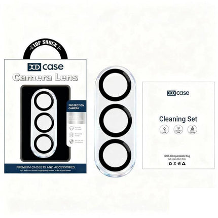 XDcase Glass Film For Daily Samsung Camera Lens Protection slim tempered glass camera lens cover with cleaning set