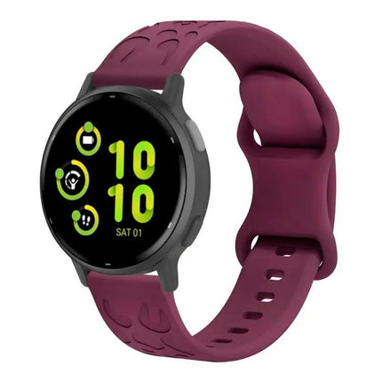 XDfind Leopard Print Silicone Watch Band 18mm 20mm