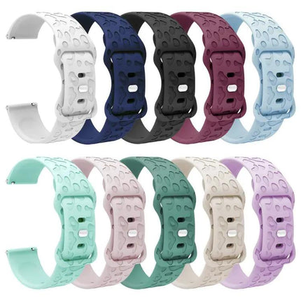 XDfind Leopard Print Silicone Watch Band 18mm 20mm