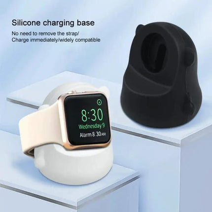 Silicone Charging Stand For Apple Watch Samsung Stable Base | Syndmart