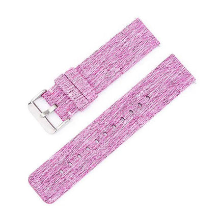 Nylon Canvas Watch Band 14mm Stainless Steel Pin Buckle