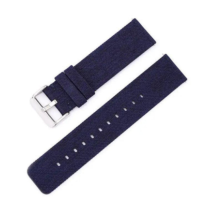 Nylon Canvas Watch Band 14mm Stainless Steel Pin Buckle
